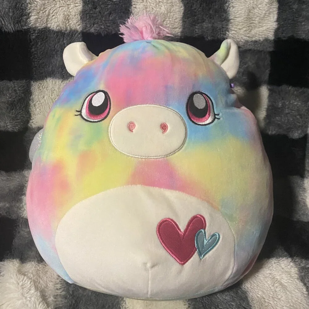 12 Inch Unicorn Tie-Dye, Valentine's Day, Squishmallow - Picture 1 of 2